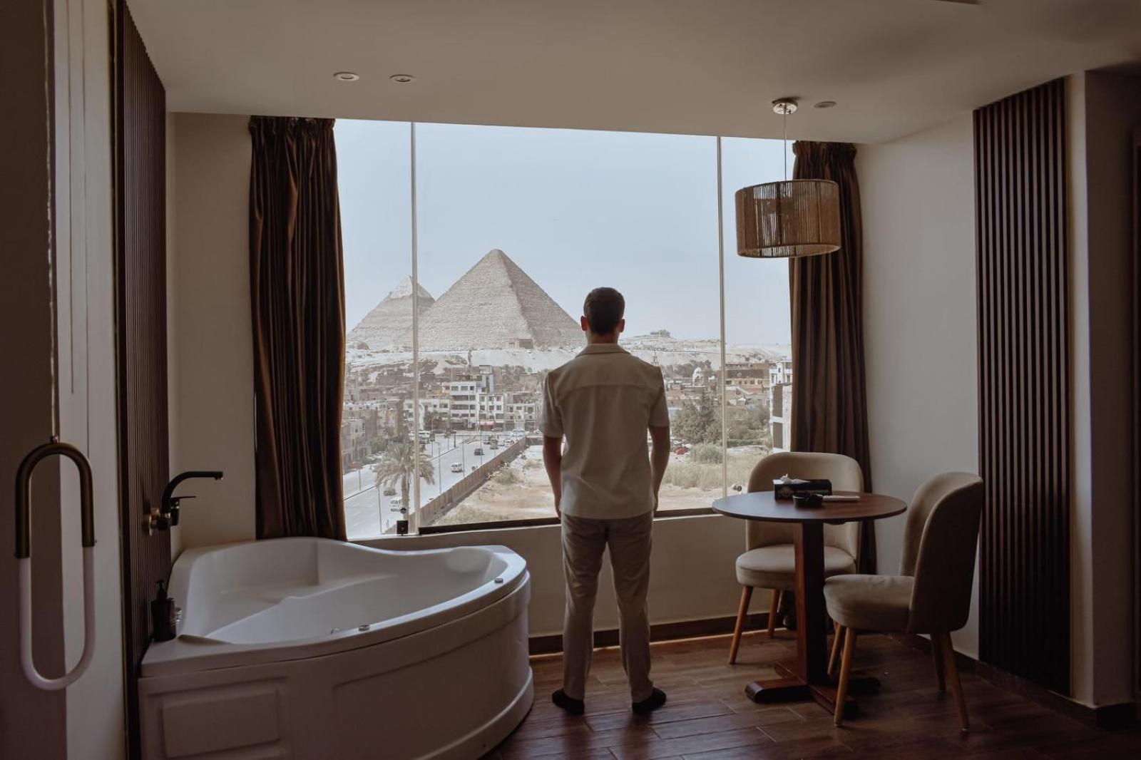 Auberge de jeunesse Rotana Pyramids View à Nazlet el-Sîsi Extérieur photo